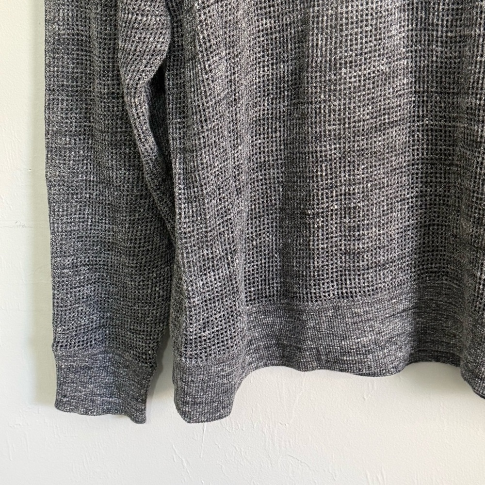 EILEEN FISHER Women’s Charcoal Gray Open Weave Knit Long Sleeve Sweater Size S - Picture 4 of 6